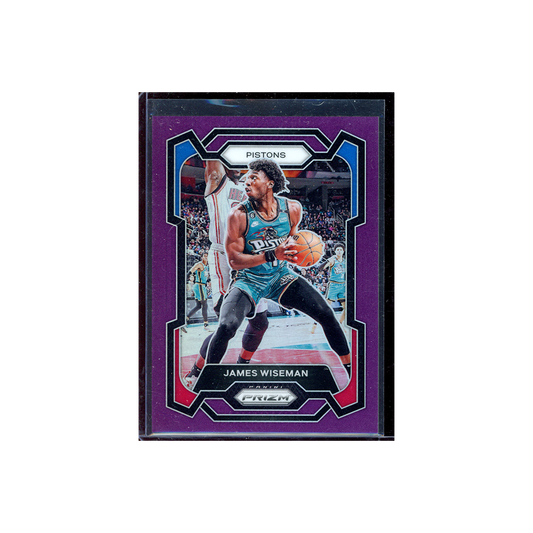 James Wiseman 2023-24 Panini Prizm Basketball Purple Prizm /99