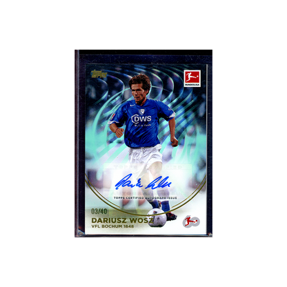 Dariusz Wosz 2023-24 Topps 60 Years of Bundesliga Soccer Auto /40