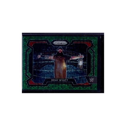 Bray Wyatt 2024 Panini Prizm WWE Undercard Green Disco Prizm  /49