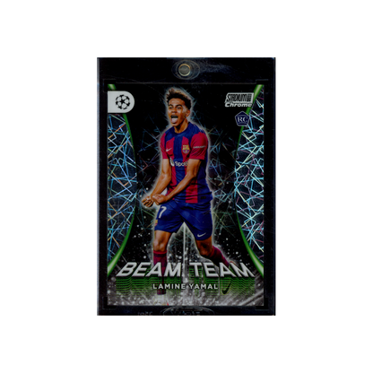Lamine Yamal 2024 Topps Chrome Beam Team Rookie