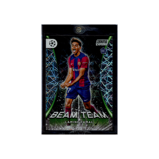 Lamine Yamal 2024 Topps Chrome Beam Team Rookie