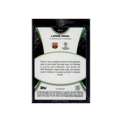 Lamine Yamal 2024 Topps Chrome Beam Team Rookie