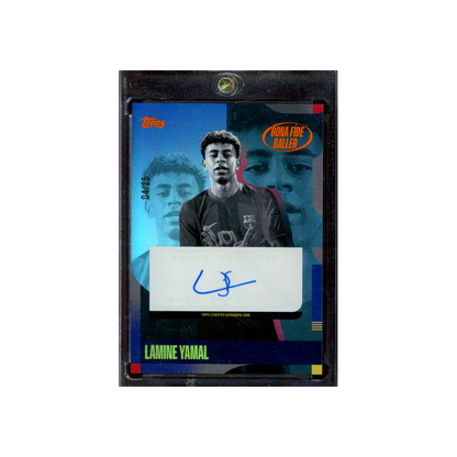 Lamine Yamal 2024 Topps Barcelona Team Set Bona Fide Baller Auto /25