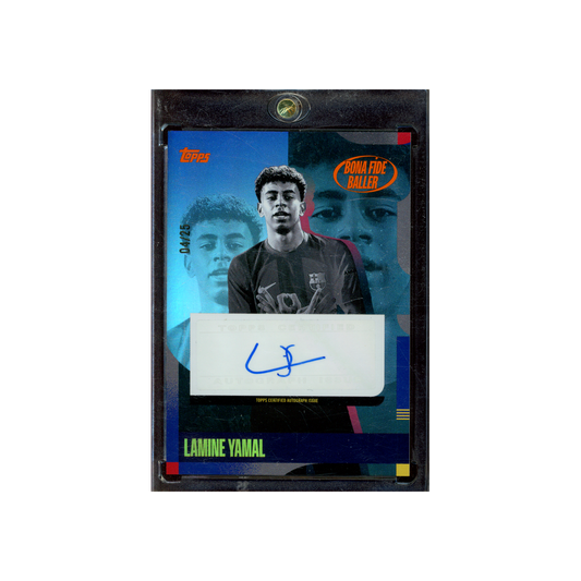 Lamine Yamal 2024 Topps Barcelona Team Set Bona Fide Baller Auto /25
