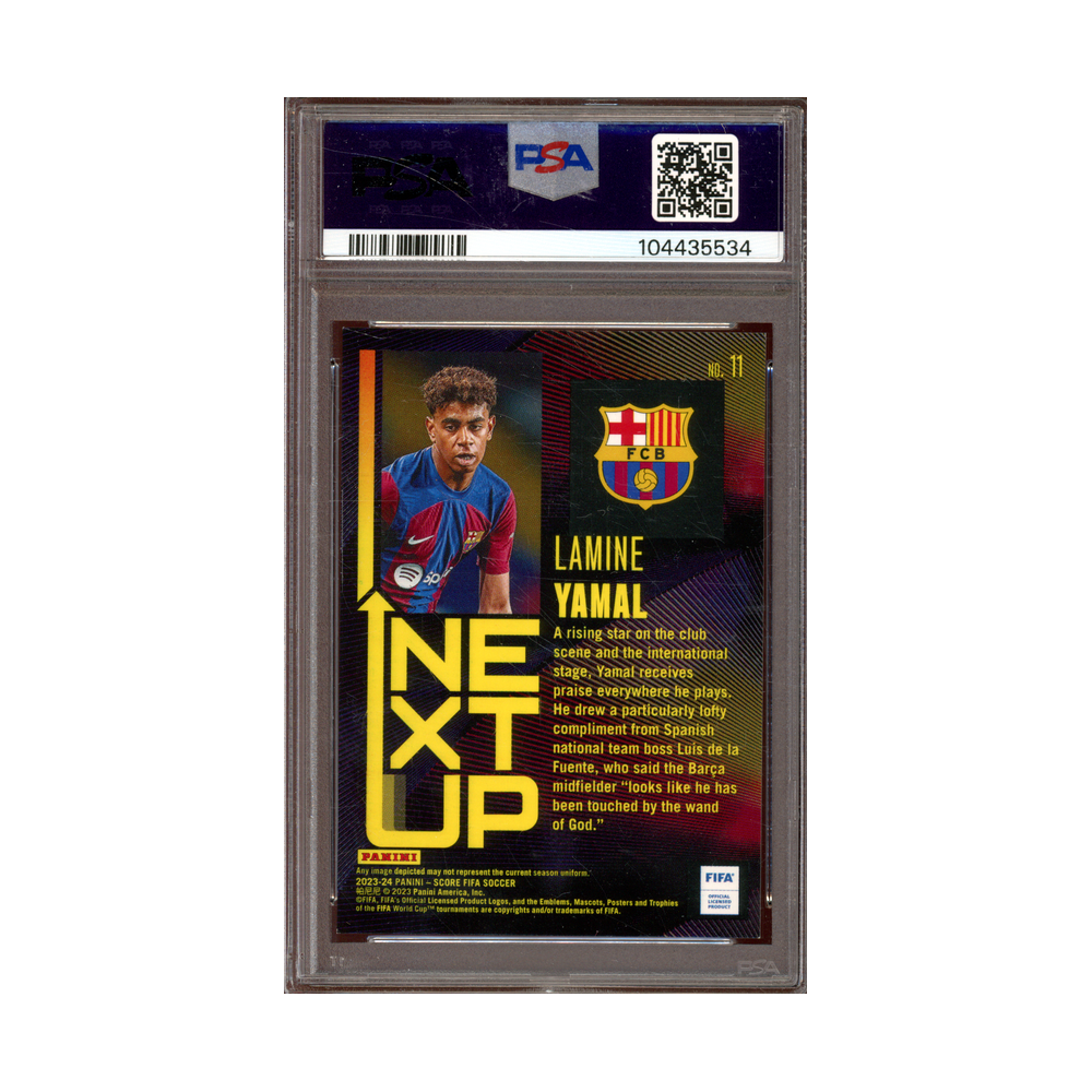 Lamine Yamal 2023-24 Score Fifa Next Up Rookie PSA 8