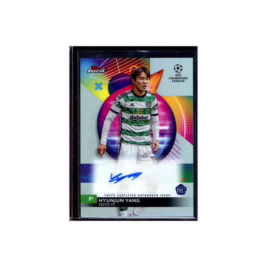 Hyunjun Yang 2023-24 Topps Finest UCC Soccer Rookie Auto