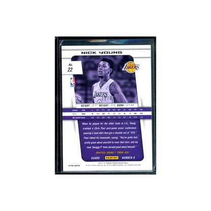 Nick Young 2013-14 Panini Prizm Basketball Orange Prizm /60