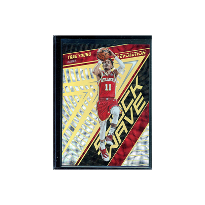Trae Young 2022-23 Panini Revolution Shock Wave Asia Gold /10