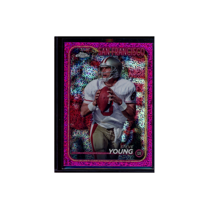 Steve Young 2024 Topps Chrome Football Pink Mini Diamond /399
