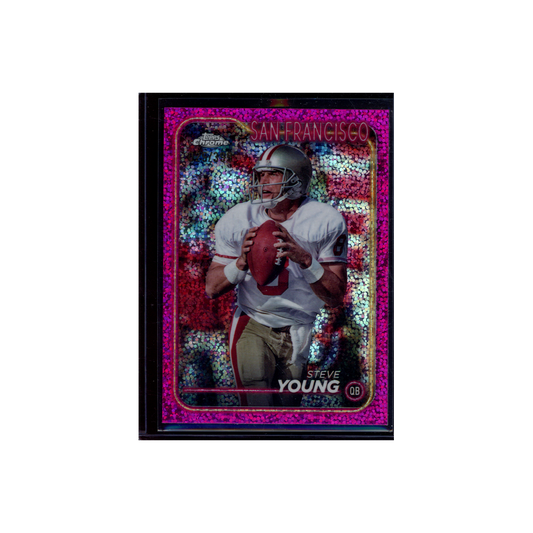 Steve Young 2024 Topps Chrome Football Pink Mini Diamond /399