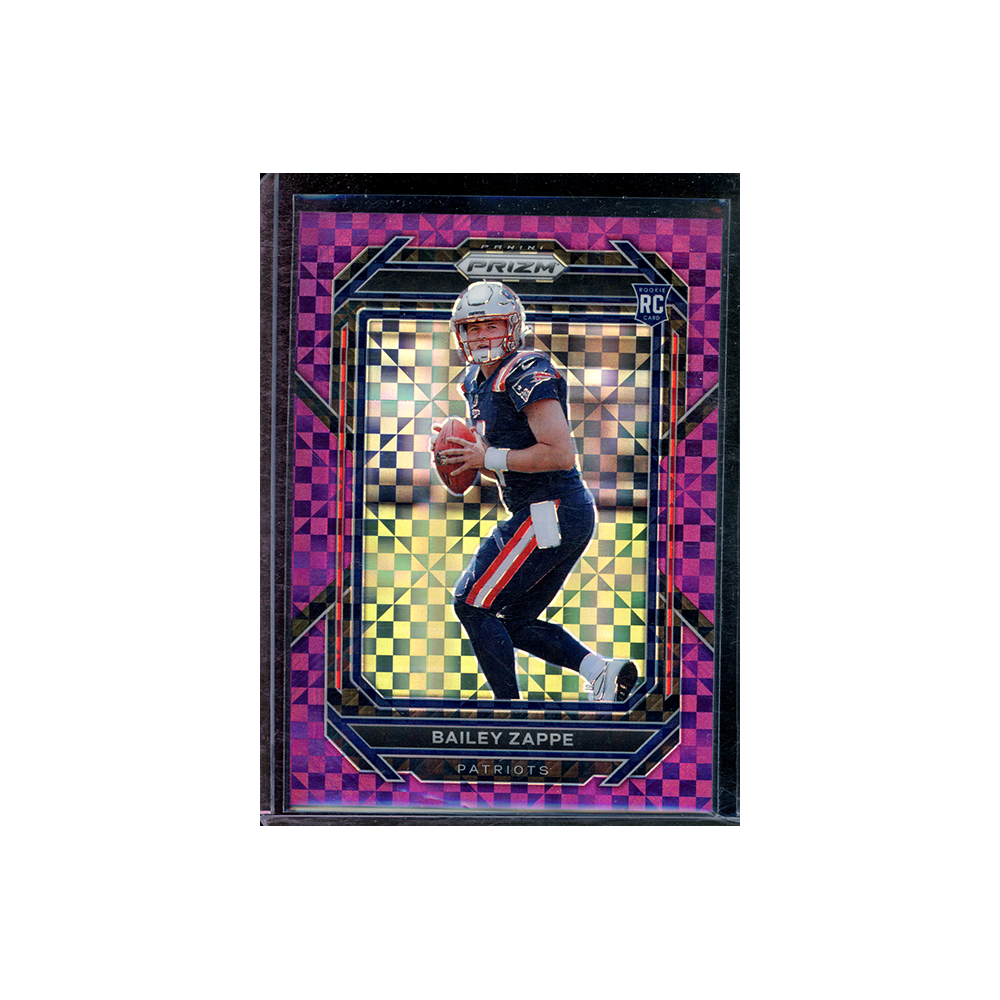 Bailey Zappe 2022 Panini Prizm Football Purple Power Prizm Rookie /49