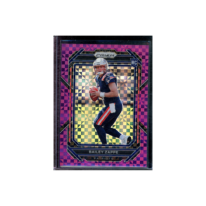 Bailey Zappe 2022 Panini Prizm Football Purple Power Prizm Rookie /49