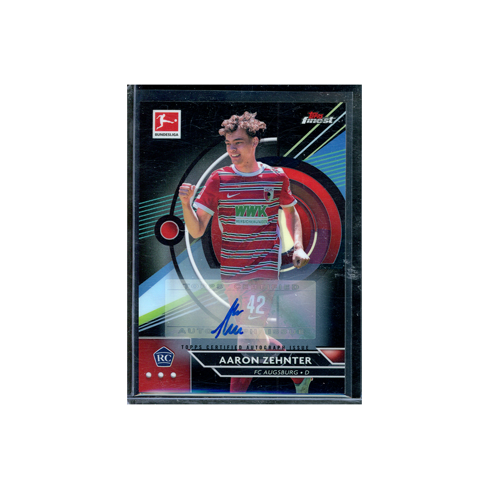 Aaron Zehnter 2022-23 Topps Finest Bundesliga Rookie Auto /150