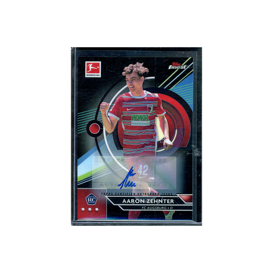 Aaron Zehnter 2022-23 Topps Finest Bundesliga Rookie Auto /150