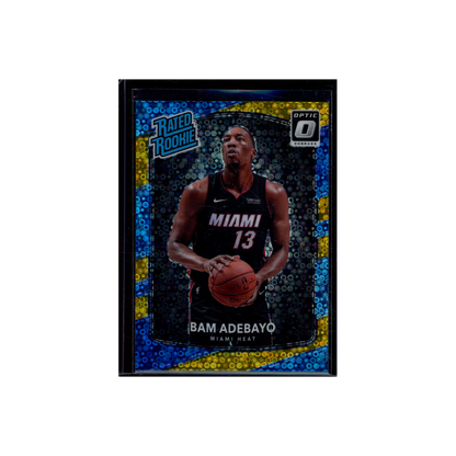 Bam Adebayo 2017-18 Panini Donruss Optic Basketball Rated Rookie Fast Break Gold /10