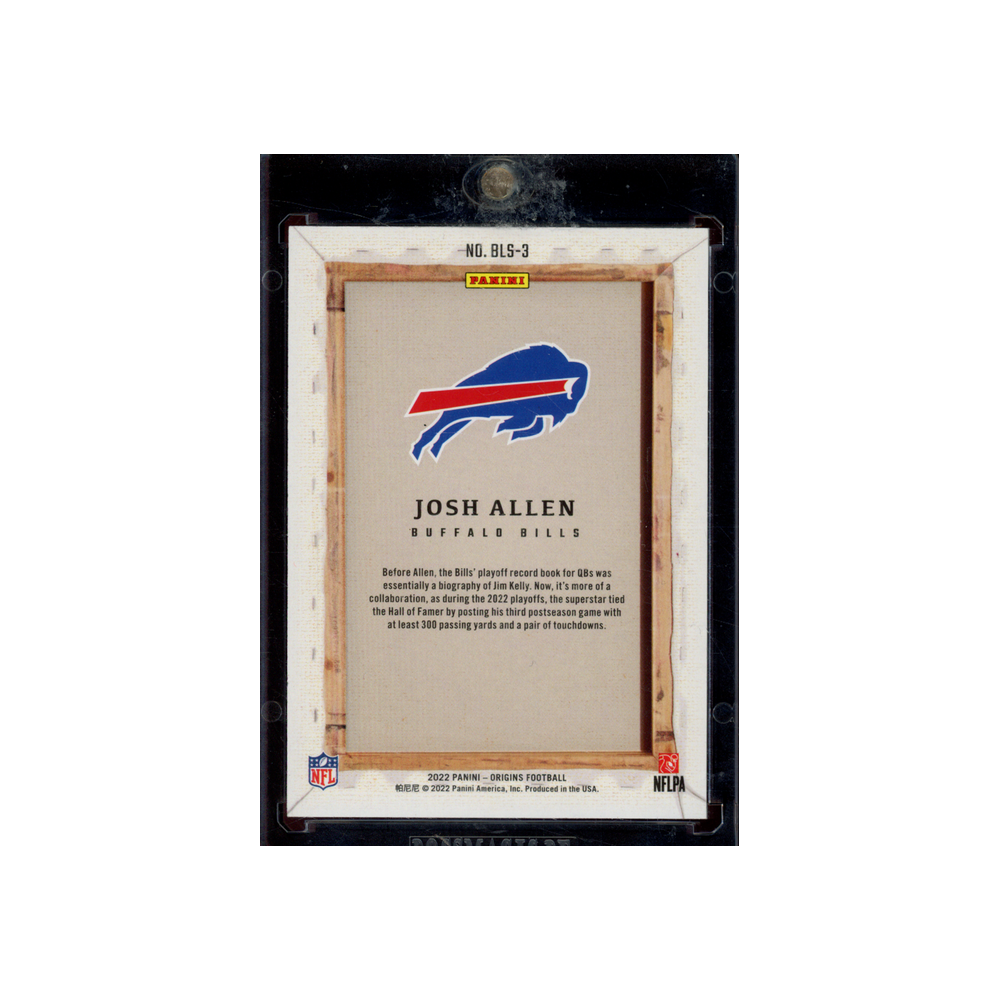 Josh Allen 2022 Panini Origins Football Blank Slate