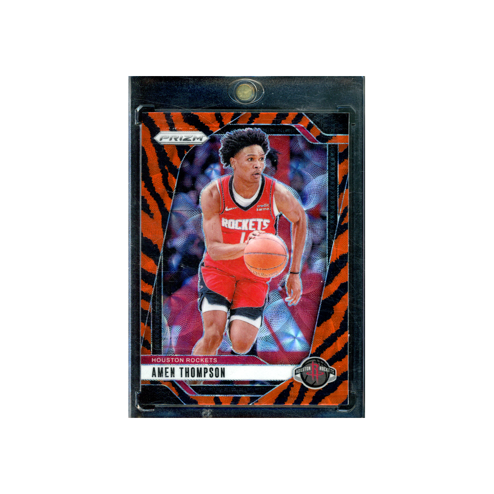 Amen Thompson 2024-25 Panini Prizm Basketball Tiger Prizm