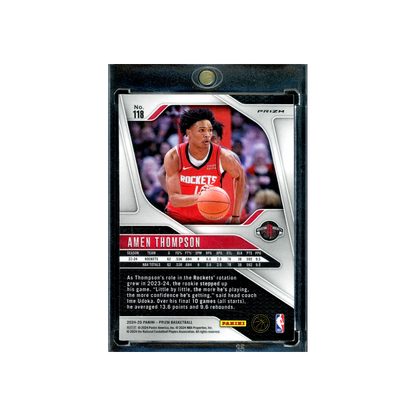 Amen Thompson 2024-25 Panini Prizm Basketball Tiger Prizm