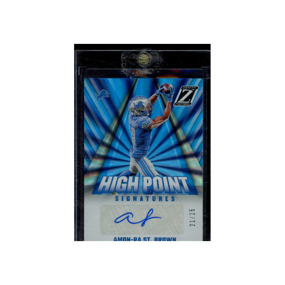 Amon-Ra St. Brown 2023 Panini Zenith Football High Point Signatures Auto /25