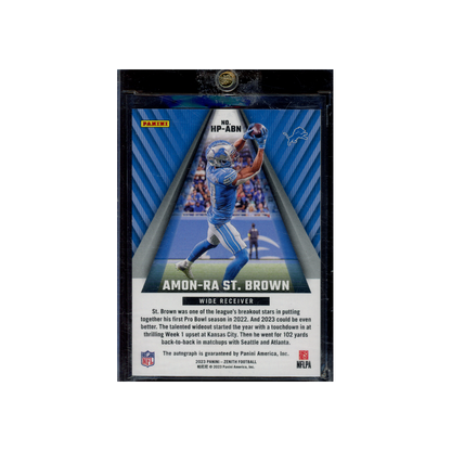 Amon-Ra St. Brown 2023 Panini Zenith Football High Point Signatures Auto /25
