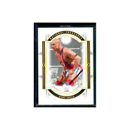 Kurt Angle 2024 Panini National Treasures Basketball Gold /10