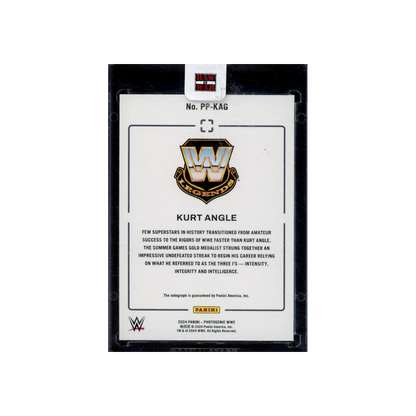 Kurt Angle 2024 Panini Photogenic WWE Picture Perfect Auto /13