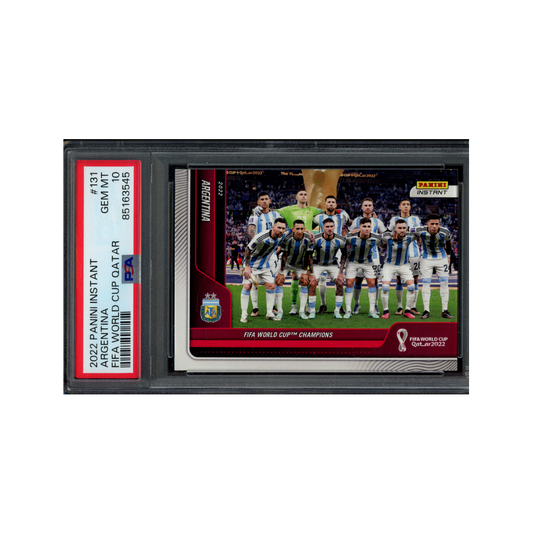 Argentina 2022 Panini Instant World Cup Champions /2323 PSA 10