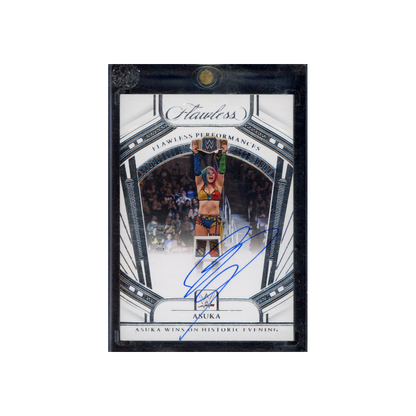 Asuka 2024 Panini Flawless WWE Flawless Performances Auto /25