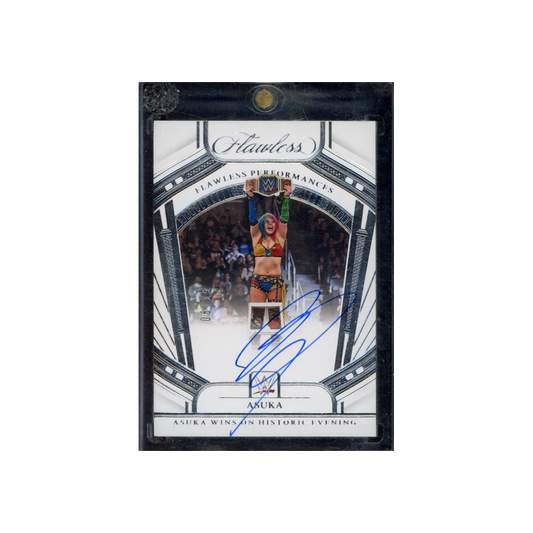 Asuka 2024 Panini Flawless WWE Flawless Performances Auto /25