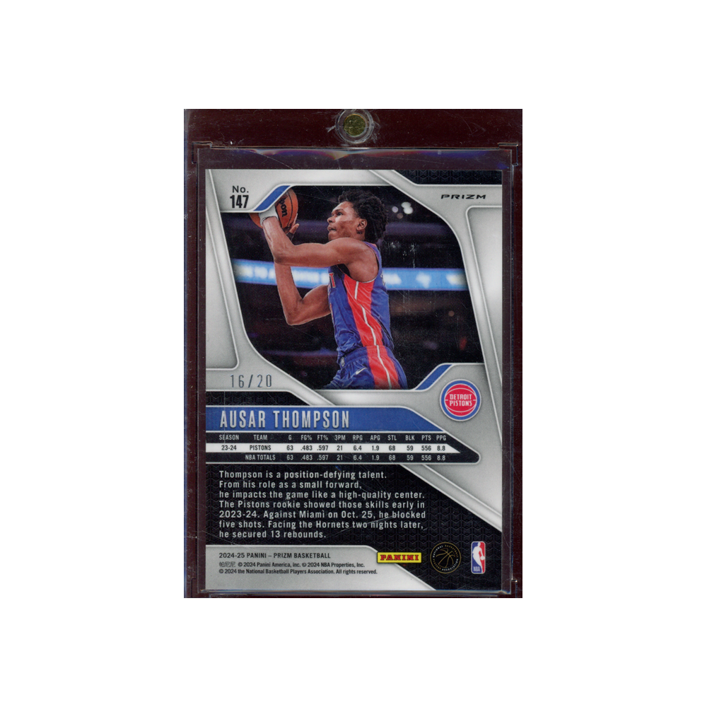 Ausar Thompson 2024-25 Panini Prizm Basketball Cherry Blossom Prizm /20