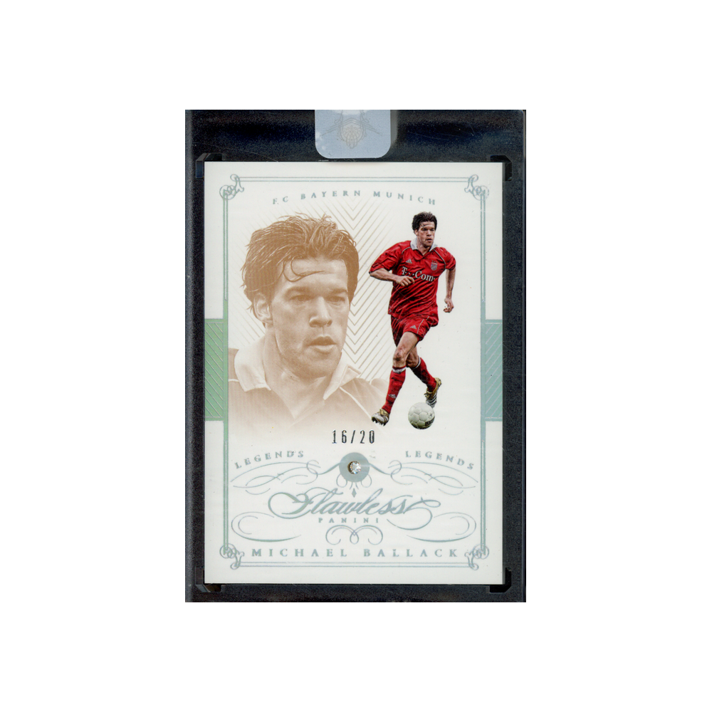 Michael Ballack 2015-16 Panini Flawless Soccer Legends Diamond /20