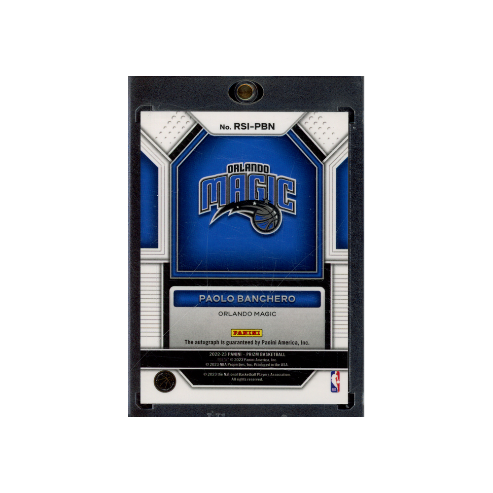 Paolo Banchero 2022-23 Panini Prizm Basketball Rookie Auto