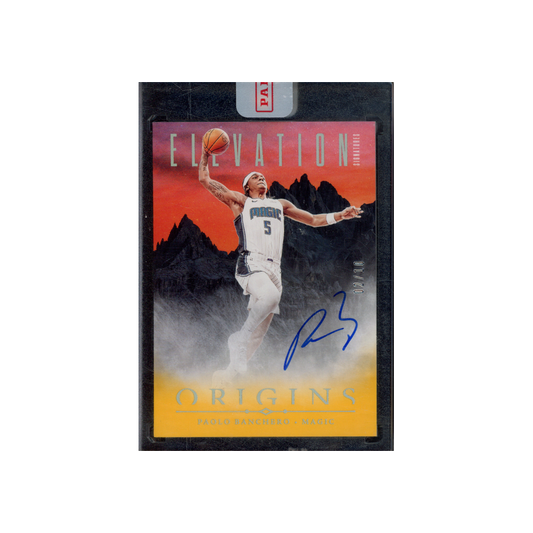 Paolo Banchero 2204-25 Panini Origins Basketball Elevation Auto Gold /10