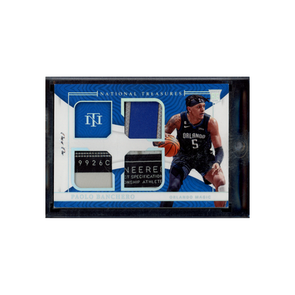 Paolo Banchero 2022-23 Panini National Treasures Basketball Rookie Patch 1/1