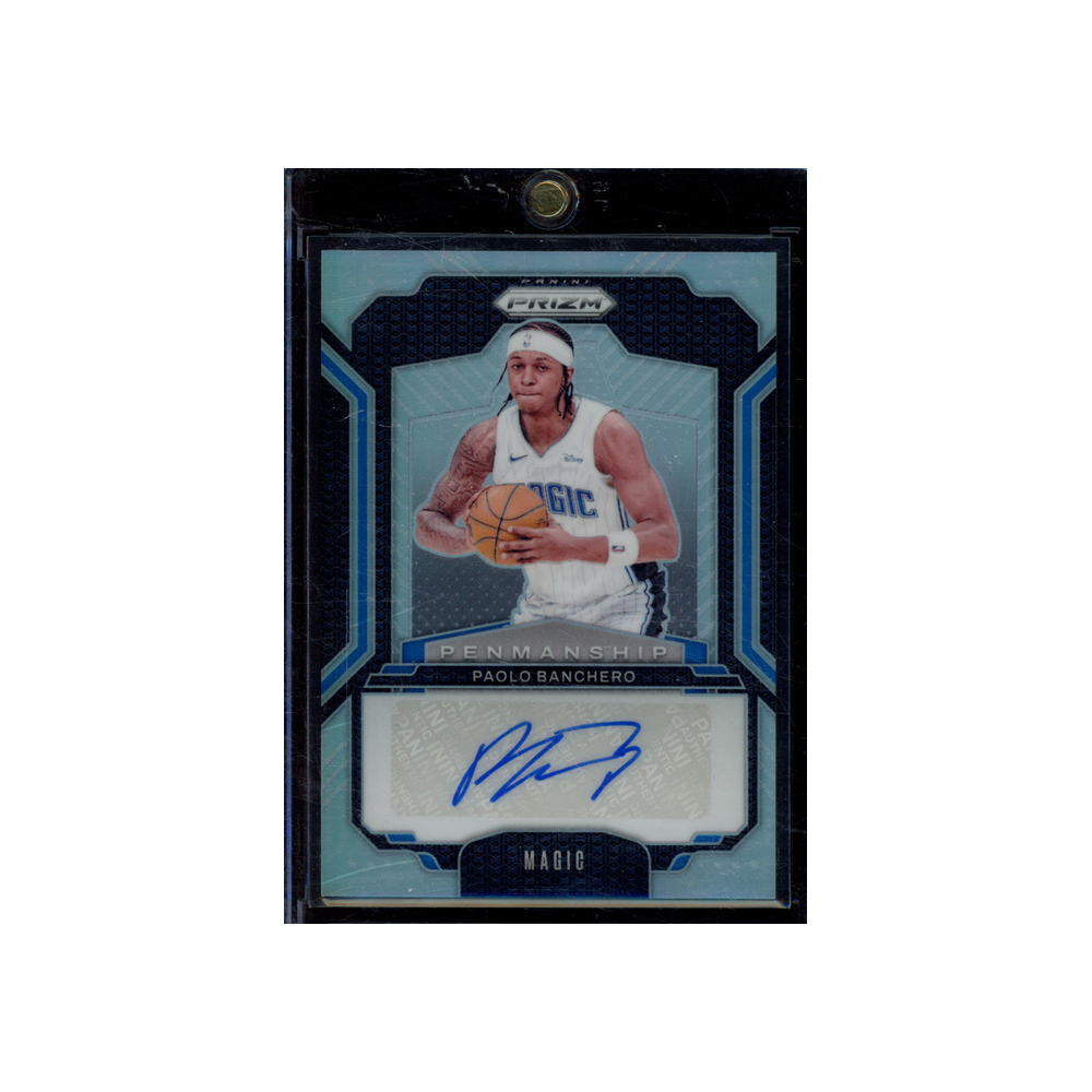 Paolo Banchero 2024-25 Panini Prizm Basketball Penmanship Auto Prizm