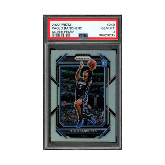 Paolo Banchero 2022 Panini Prizm Basketball Silver Prizm Rookie PSA 10