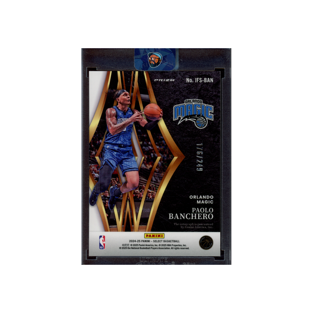Paolo Banchero 2024-25 Panini Select Basketball In Flights Auto /249