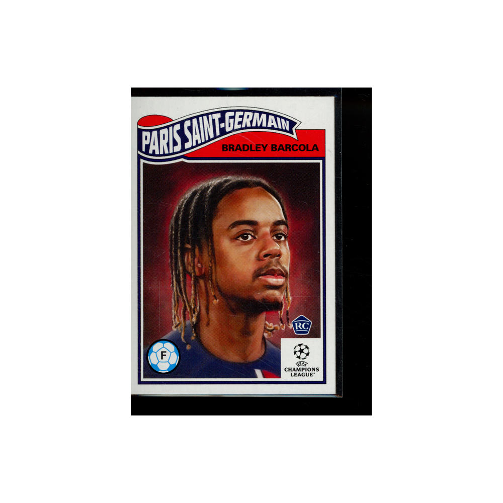 Bradley Barcola 2023 Topps Living Set UCL Rookie