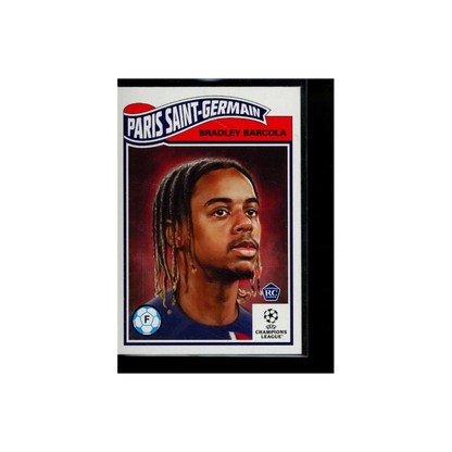 Bradley Barcola 2023 Topps Living Set UCL Rookie