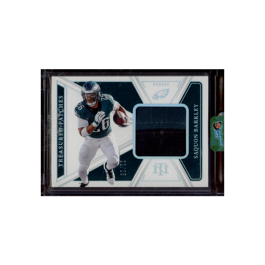 Saquon Barkley 2024 Panini National Treasures Football Treasured Patches /25