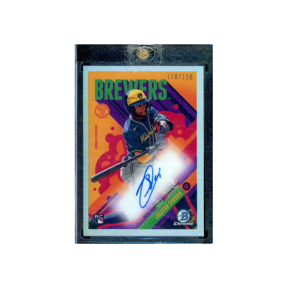 Jackson Chourio 2024 Topps Bowman Ascensions Rookie Auto /150