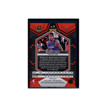 Bradley Beal 2023-24 Panini Mosaic Basketball Gold /10