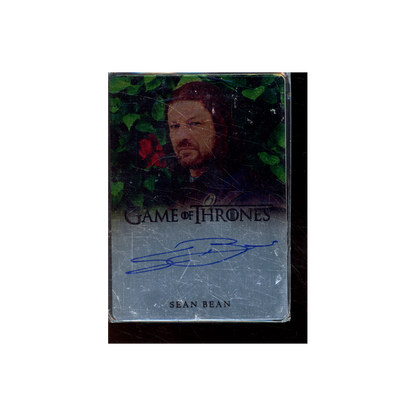 Sean Bean Eddard Stark Game of Thrones Limited Metal Auto /55