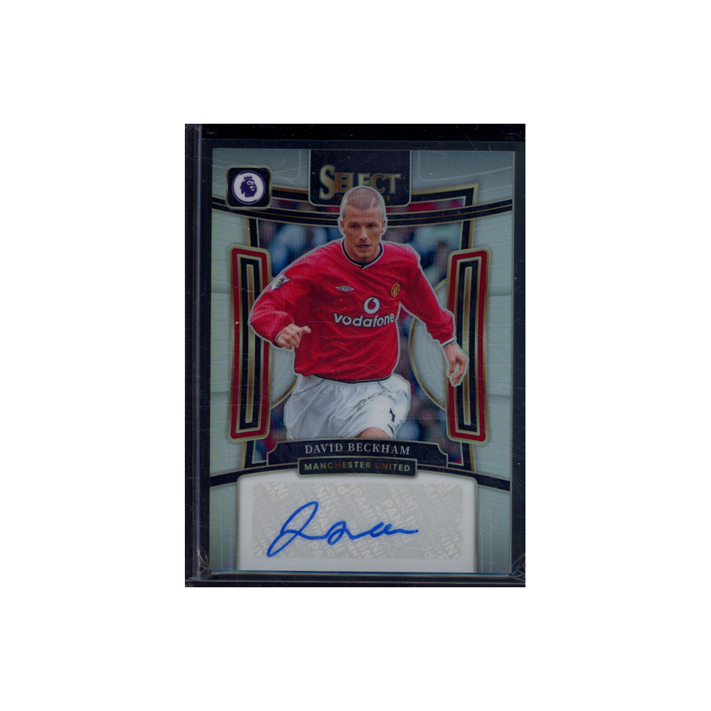 David Beckham 2023-24 Panini Select Premier League Soccer Auto Silver