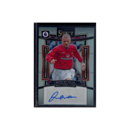 David Beckham 2023-24 Panini Select Premier League Soccer Auto Silver