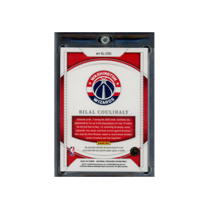 Bilal Coulibaly 2023-24 Panini National Treasures Basketball Rookie Logoman /5