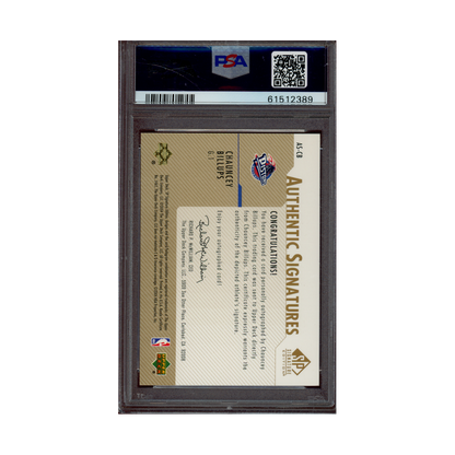Chauncey Billups 2003 SP Signature Authentic Signatures Auto Gold /50 PSA 9