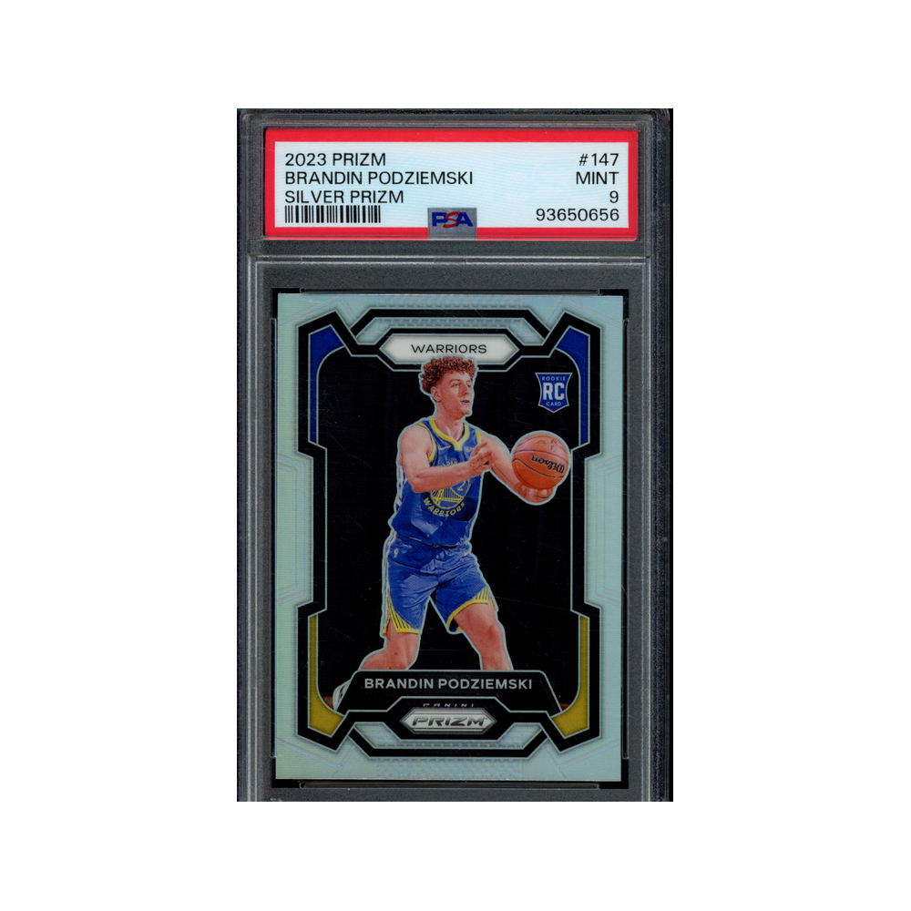 Brandin Podziemski 2023 Panini Prizm Basketball Silver Prizm Rookie PSA 10