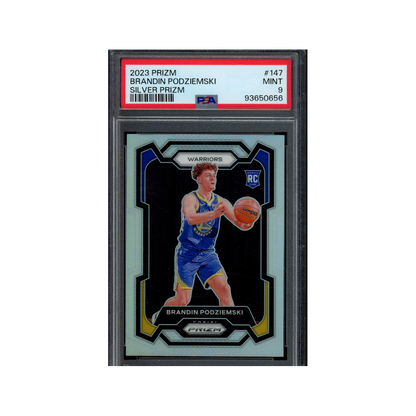 Brandin Podziemski 2023 Panini Prizm Basketball Silver Prizm Rookie PSA 10