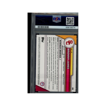 Bronny James 2023 Bowman U Chrome PSA 10